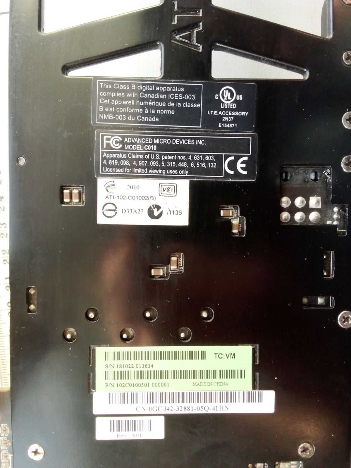Відеокарта ATI Radeon HD 5770 1 GB G DDR5 (системник 1500)