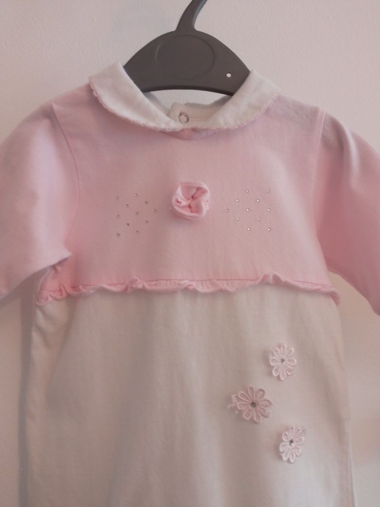 Pijama / babygrow / macacão algodão bebé 0-3 meses Irge Baby