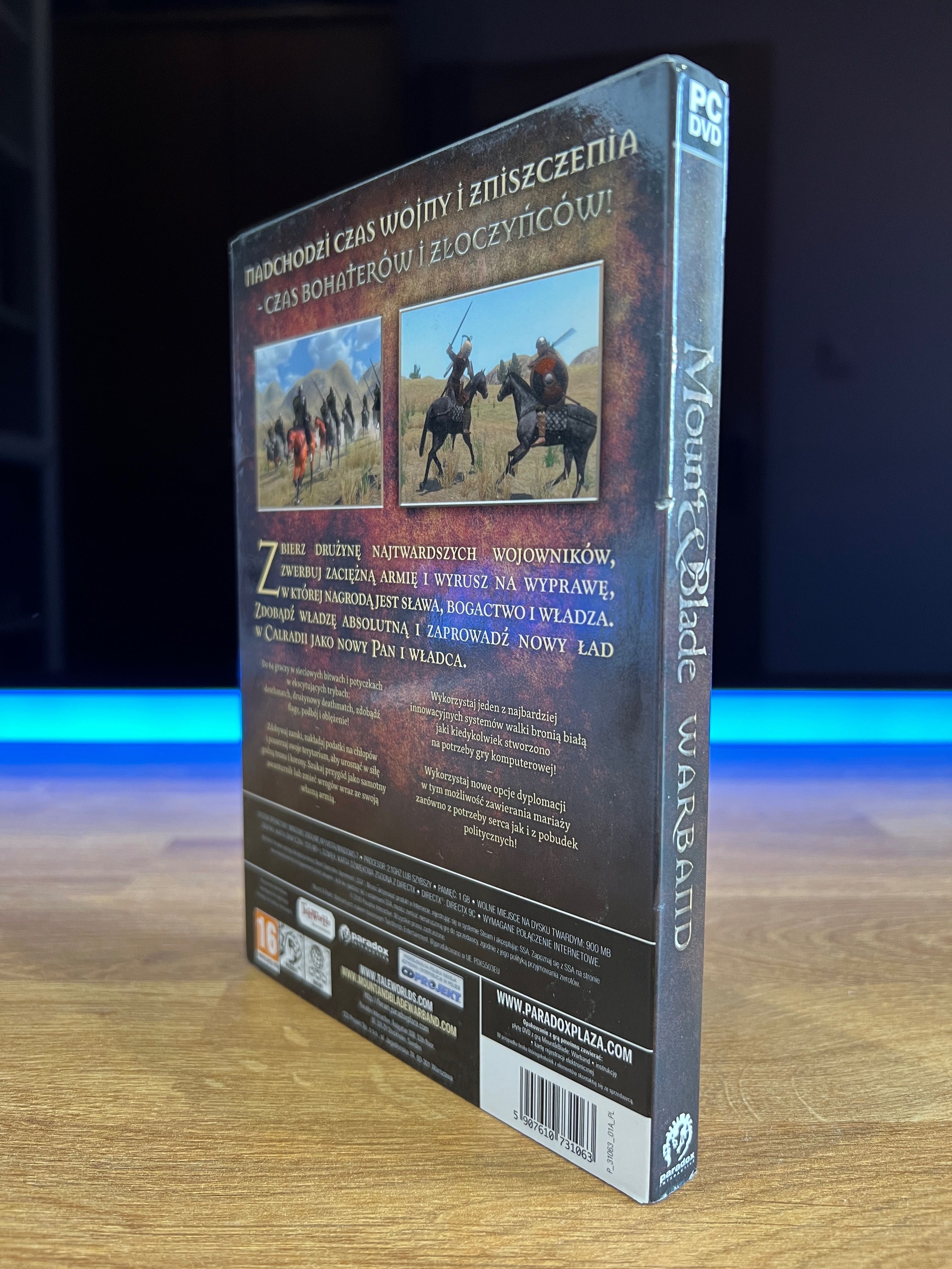 Mount & Blade Warband (PC PL 2010) kompletne premierowe wydanie