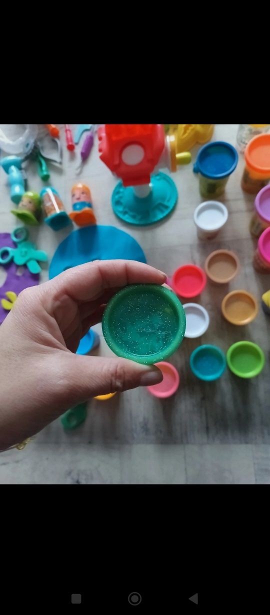 Zestaw Play-doh zestaw plastelin dentysta ,kawiarnia ,babeczki ,fryzje