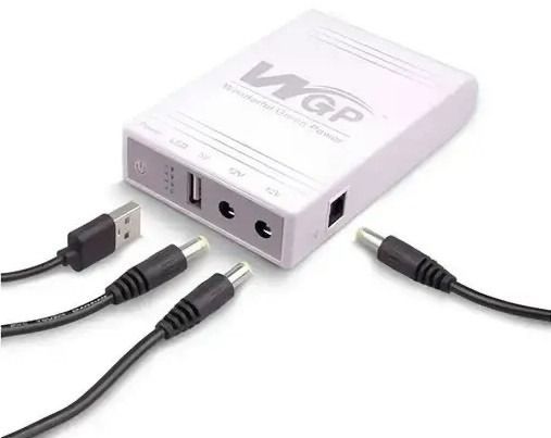 ДБЖ павербанк для роутера WGP (5V+9V+12V) 10400mAh