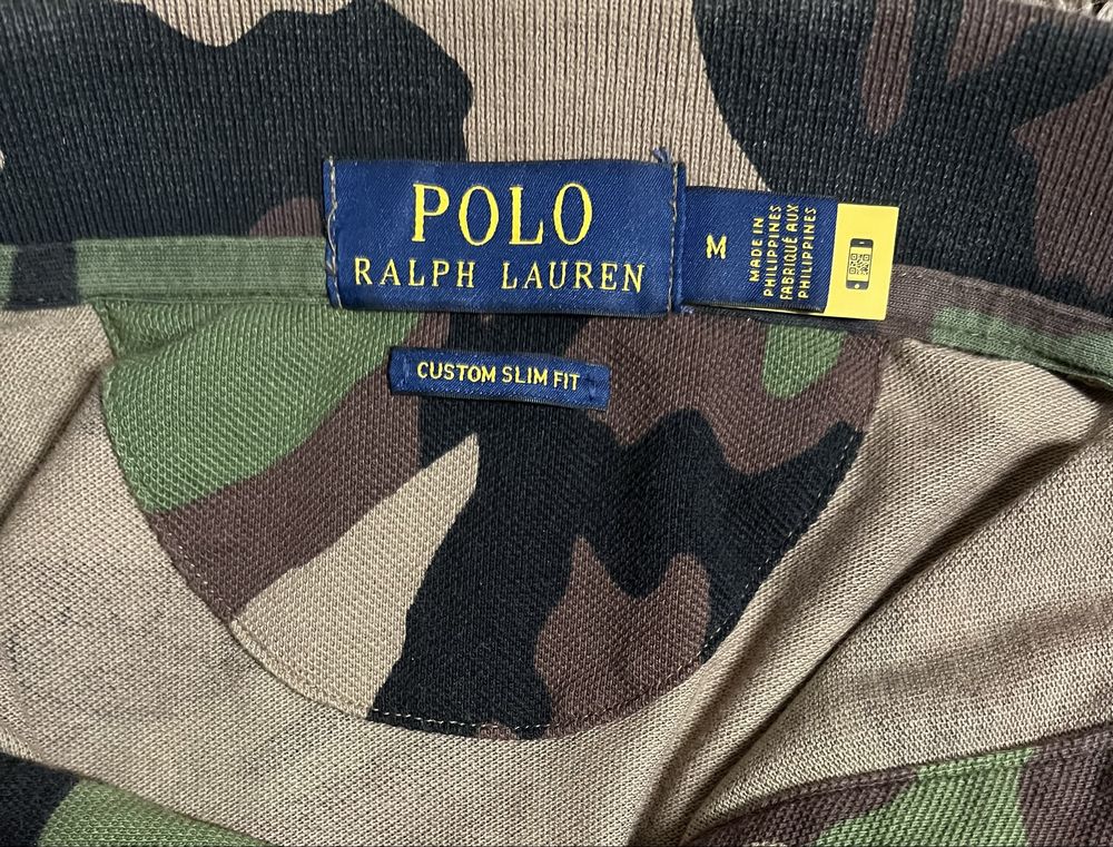 Ralph Lauren Ss Camo Polo slim fit