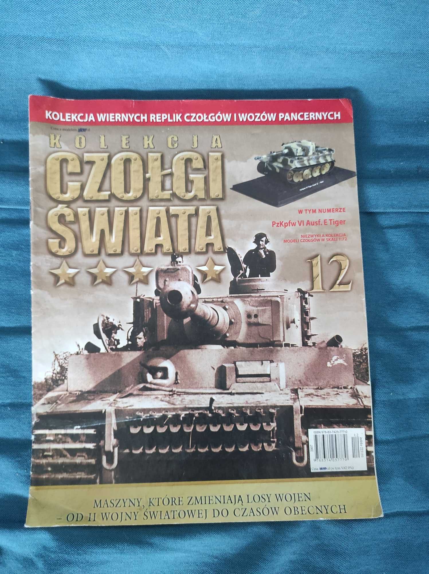 Czołg Tiger I w gablocie 1:72 plus czasopismo czołgi świata kolekcja!