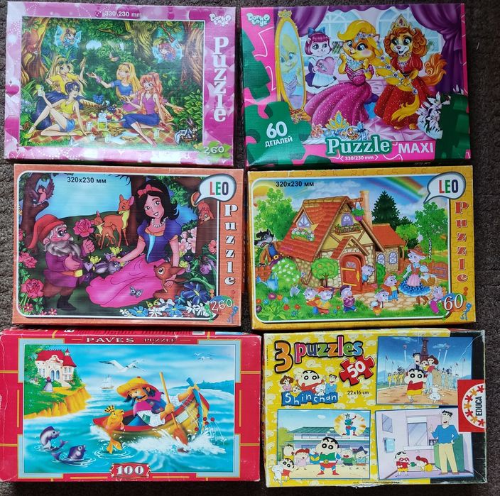 Пазлы  24 элементп не дорого