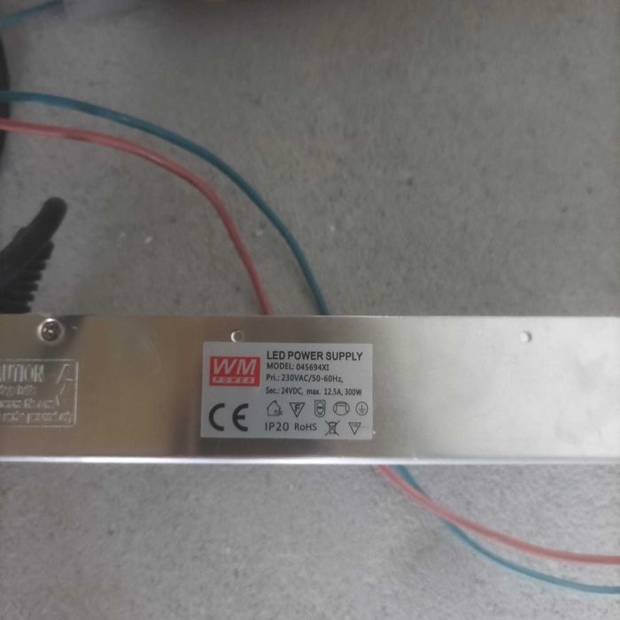 gilotyna przecinarka styropianu 130x25 wraz z zasilaczem