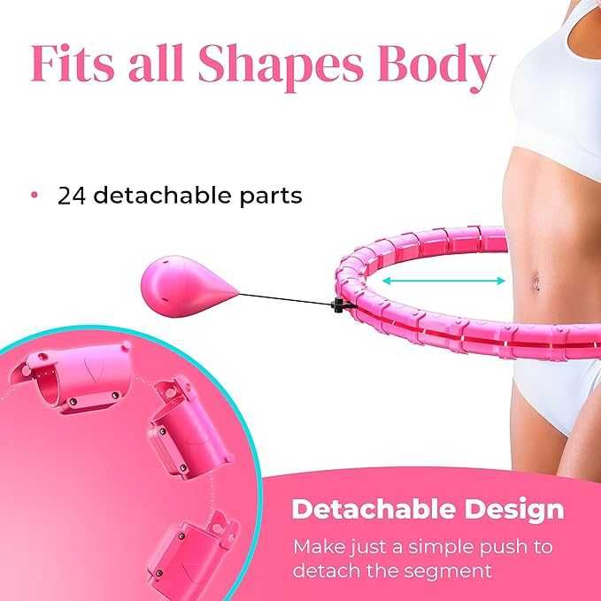 Smart Hula Hoop Wyszczuplający Regulowany