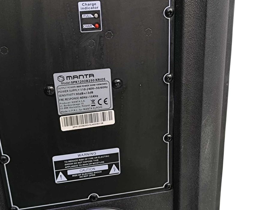 Głośnik MANTA KRIOS SPK1202B250