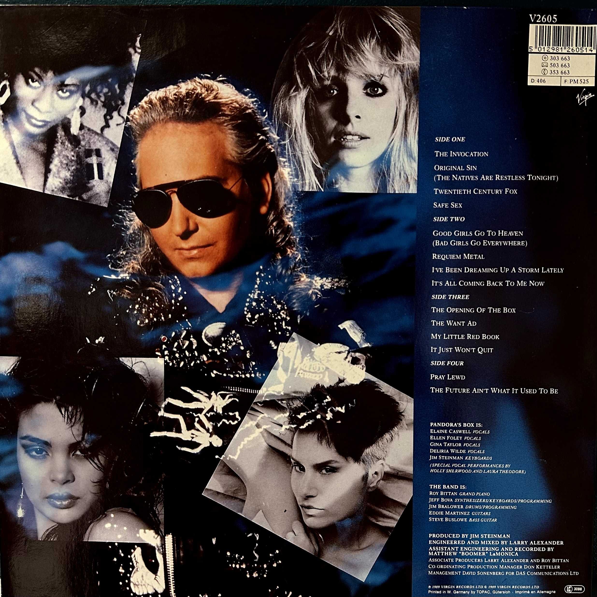 Pandora's Box - Original Sin (Vinyl, 1989, Germany)