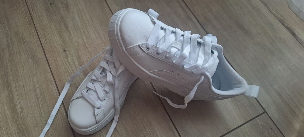 Damskie Buty Puma Mayze Wedge Wns Puma White – Biały roz 38,5