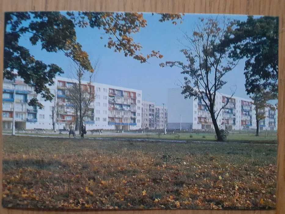 PRL 2 pocztówki DZIERŻONIÓW - ASTORIA, Osiedle BŁĘKITNE rok 1986
