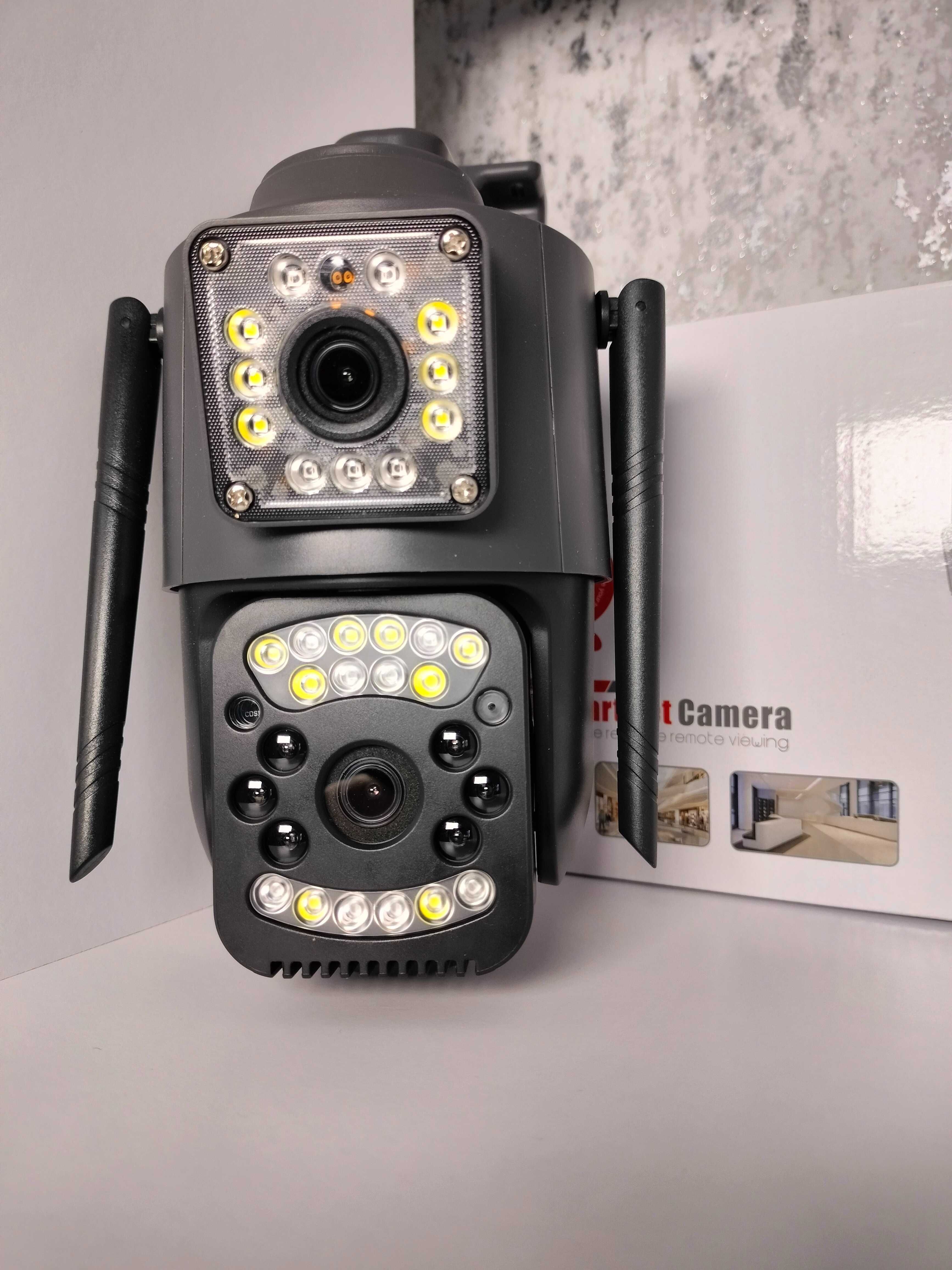 камера відеоспостереження з двома камерами та 4 G