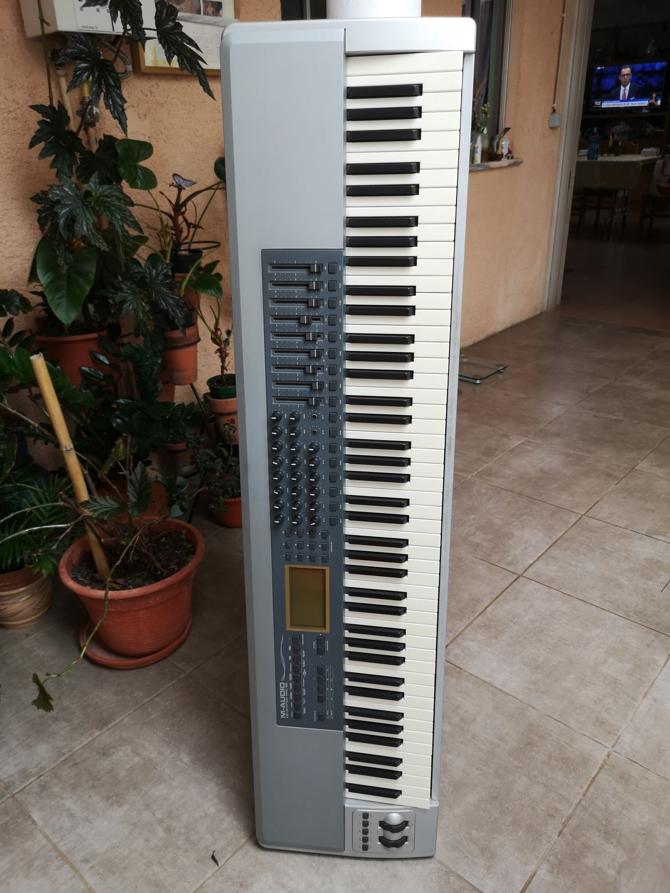 Teclado MIDI M-audio keystation pro 88