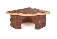 Trixie - domek drewniany narożny Jesper dla świnki morskiej, 32x13x21