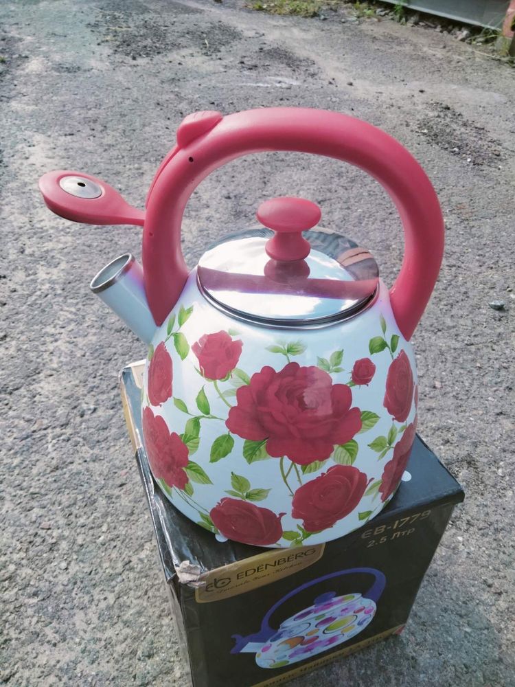 Чайник эмалированный