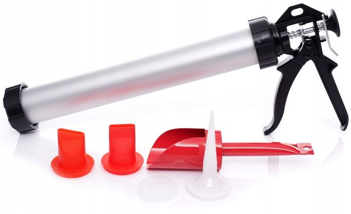 Wyciskacz Tubowy Do Mas Silikonu Fugownica Pistolet Budowlany Uszczeln