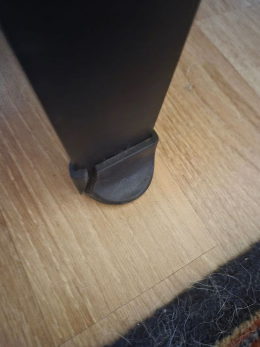 Chaise Long Le Corbusier em pele preta