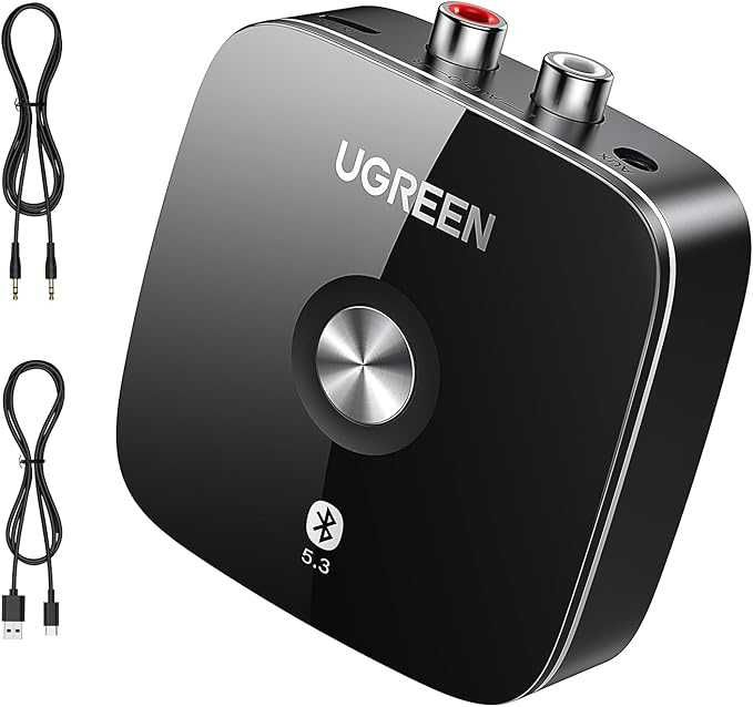 UGREEN Odbiornik Bluetooth5.0 Adapter HiFi Bluetooth 2RCA gniazdo3,5mm