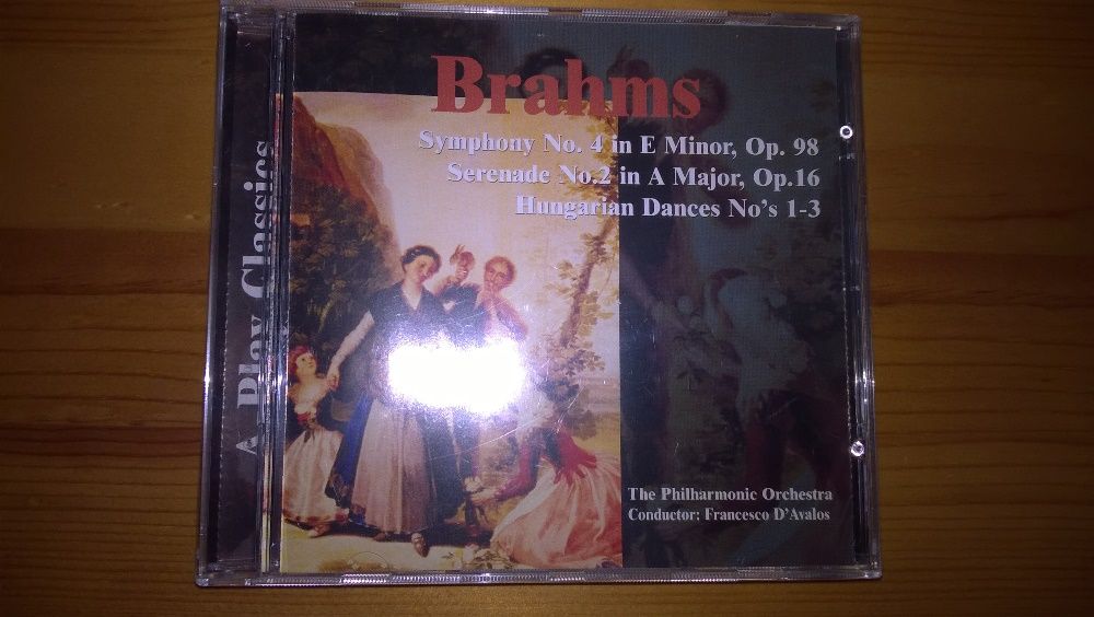 CD - Diversas Sinfonias de Brahms (Novo)