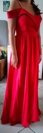 Suknia K&M r 38 sukienka czerwona