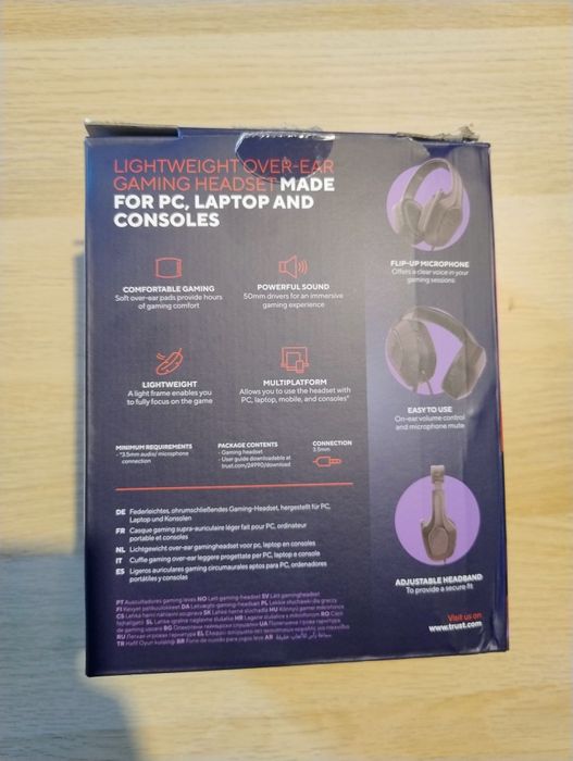 Słuchawki Trust GXT 415 Zirox z mikrofonem