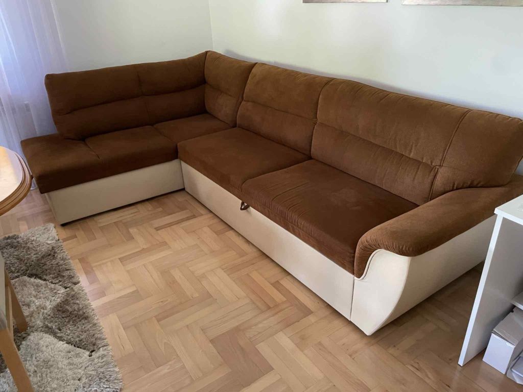 Narożnik z funkcją spania
