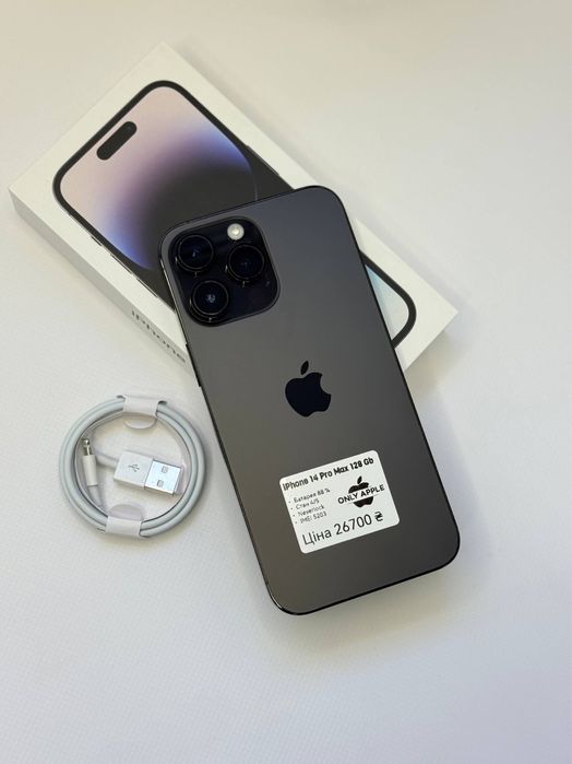 iPhone 14 Pro Max 128 Gb Чорний Гарантія