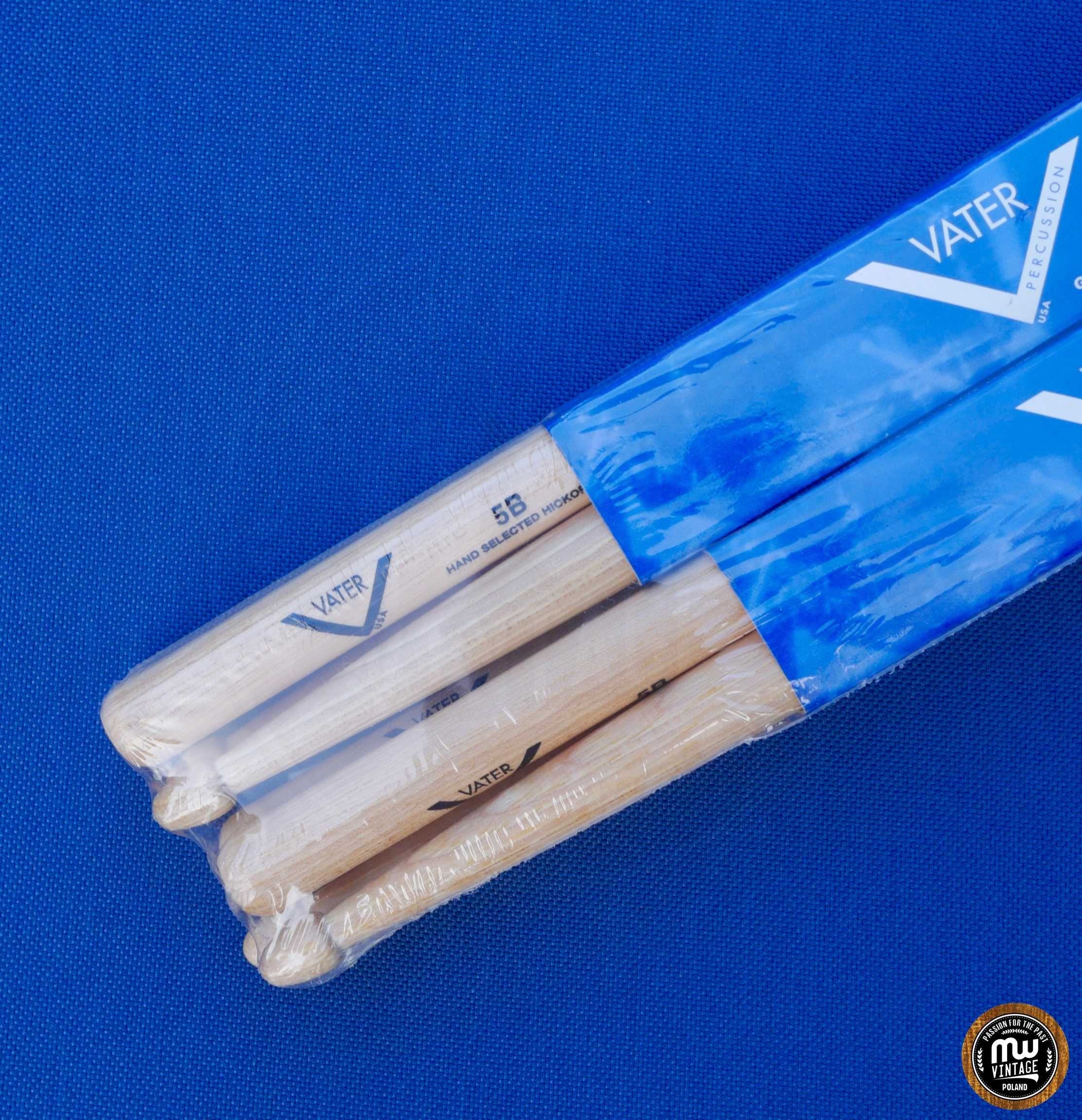 Vater - zestaw pałek American Hickory 5B Wood Tip x 4   ‼️