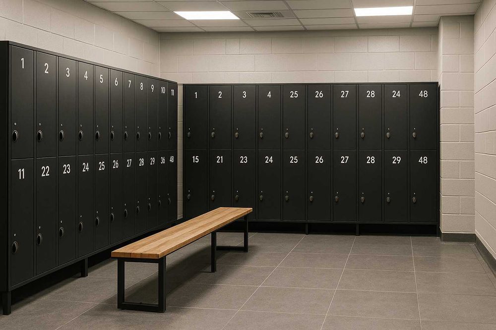 Шкафы для РАЗДЕВАЛКИ - Шкафчики для одежды - Шкафы с замком в наличии