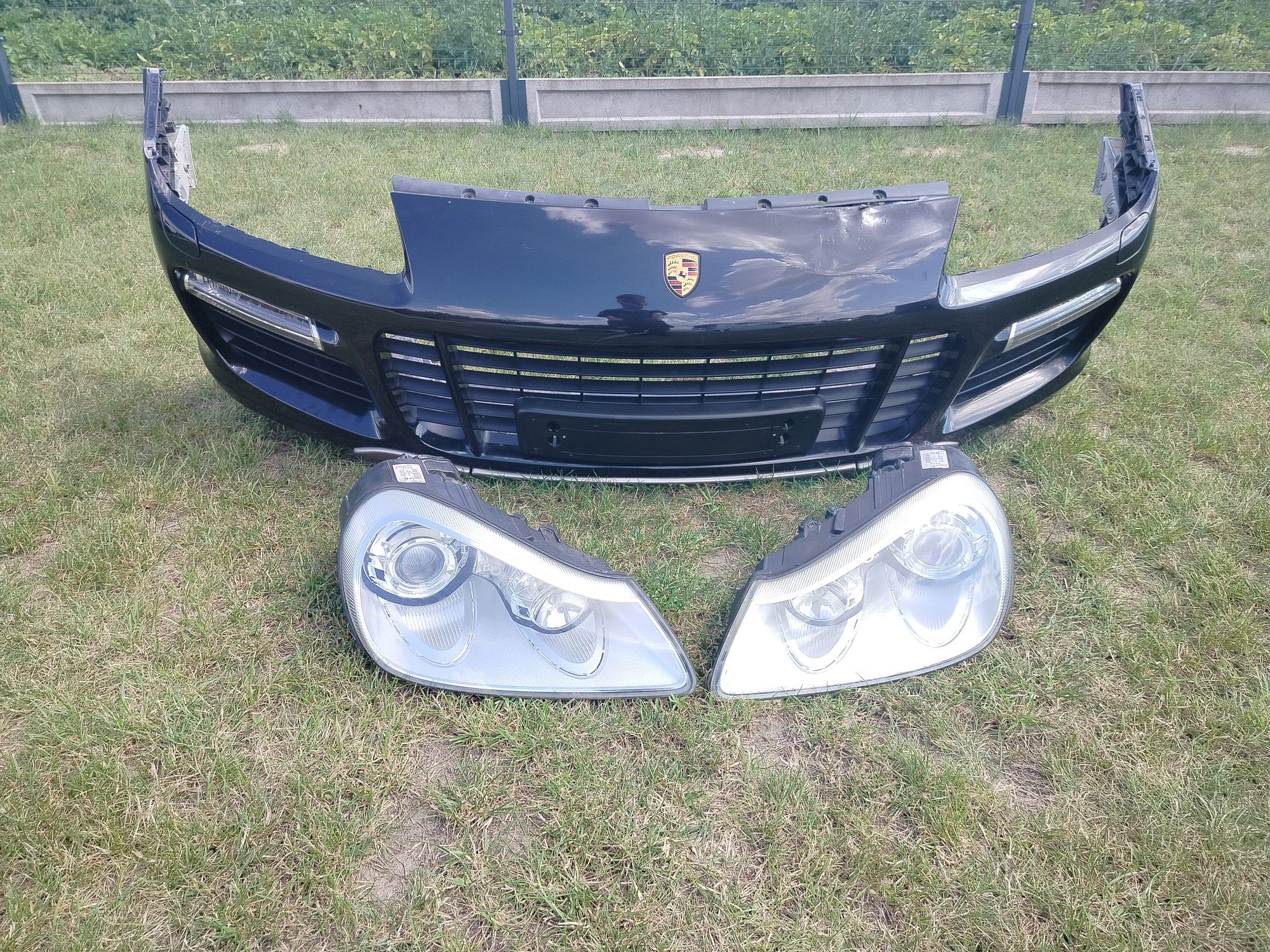 Lampy przednie Xenon Zderzak Porsche Cayenne GTS I lift
