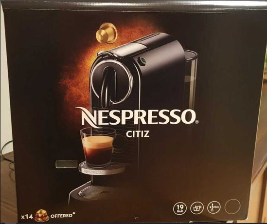 Máquina Nespresso Citiz Preta SELADA em caixa c/fact e garantia 3 anos