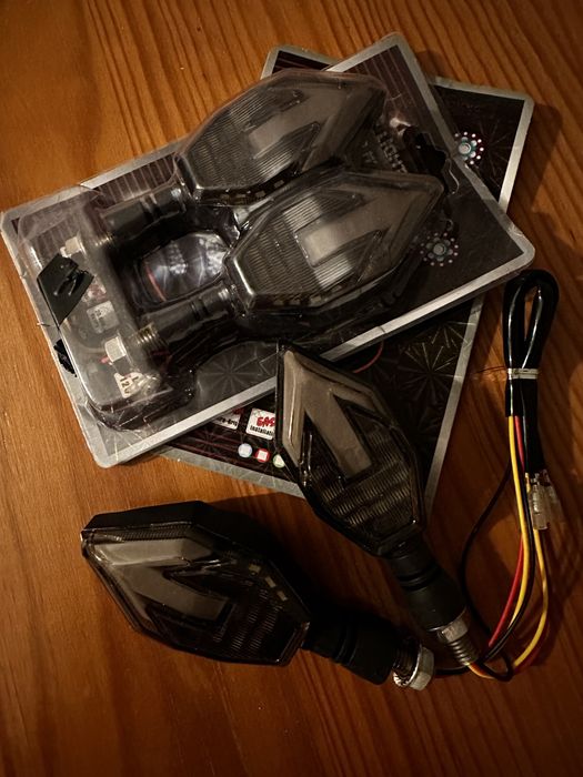 Piscas LED 12V para moto, motocicleta