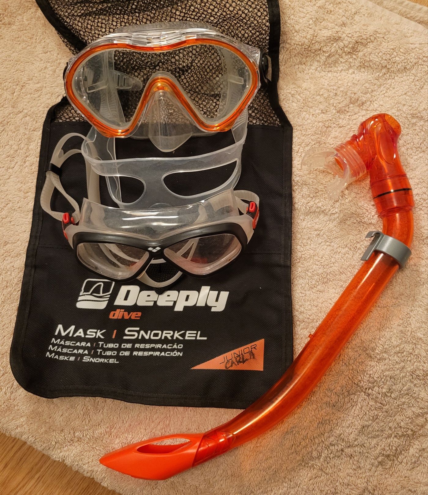 Kit de Mergulho Natação Infantil Deeply dive