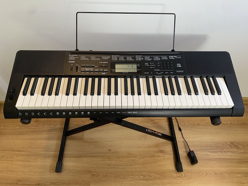 Keyboard Casio CTK-3500+Stojak