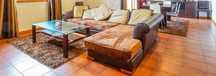 Sofá chaise long  com almofadas 3m/2m