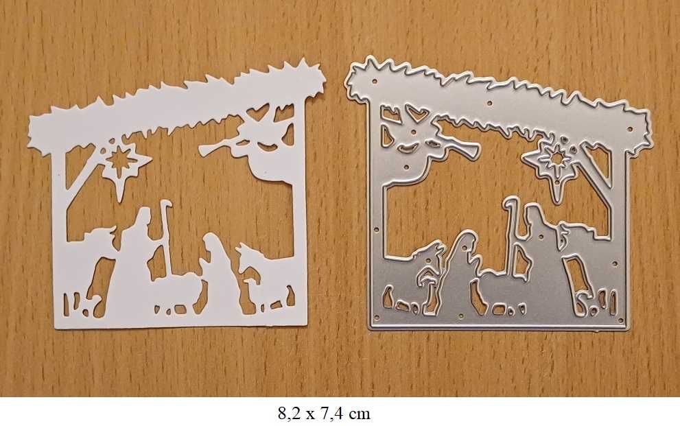 Scrapbooking - wykrojnik szopka Boże Narodzenie