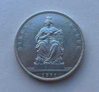 Талер, 1871 г, Пруссия, победа в Франко-прусской войне. юбил., серебро