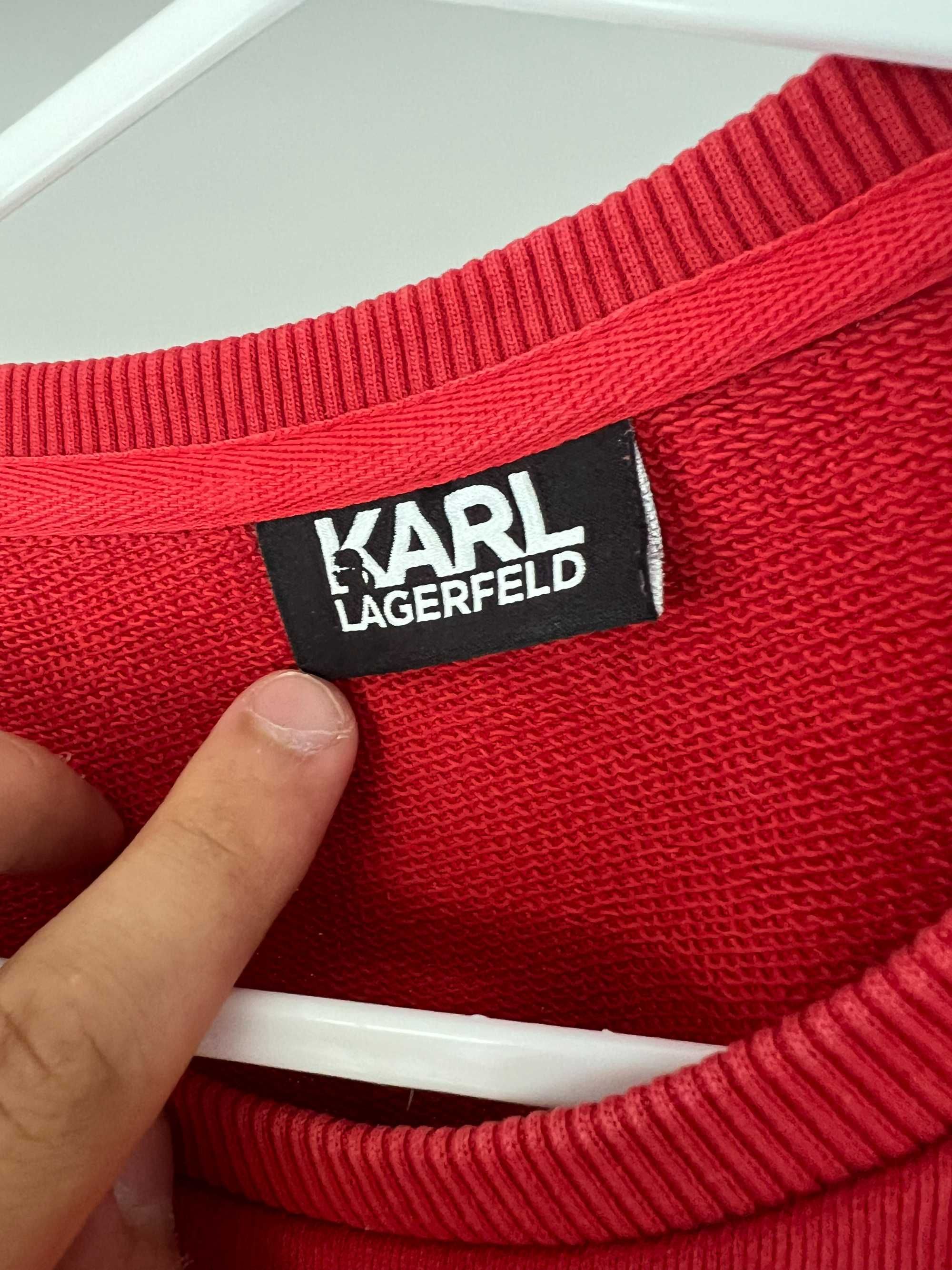 Bluza Karl Lagerfeld czerwona