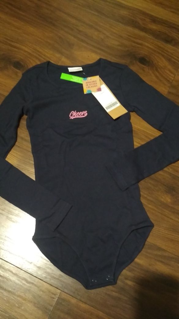 Nowe prążkowane body r. 152,  12 lat,  coccodrillo