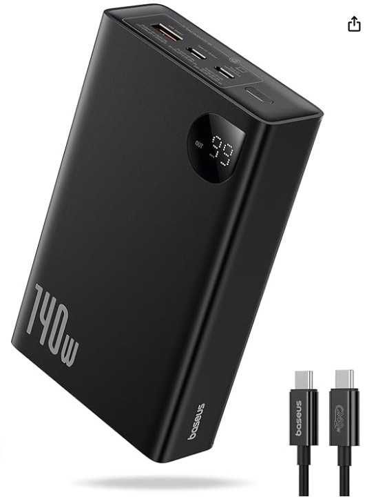 Powerbank baseus Adaman 140w 24000mA для ноутбука -PPADM140
