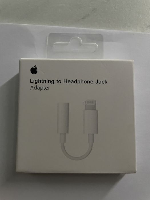 Переходник на наушник 3.5 lightning аудио джек оригинал от apple