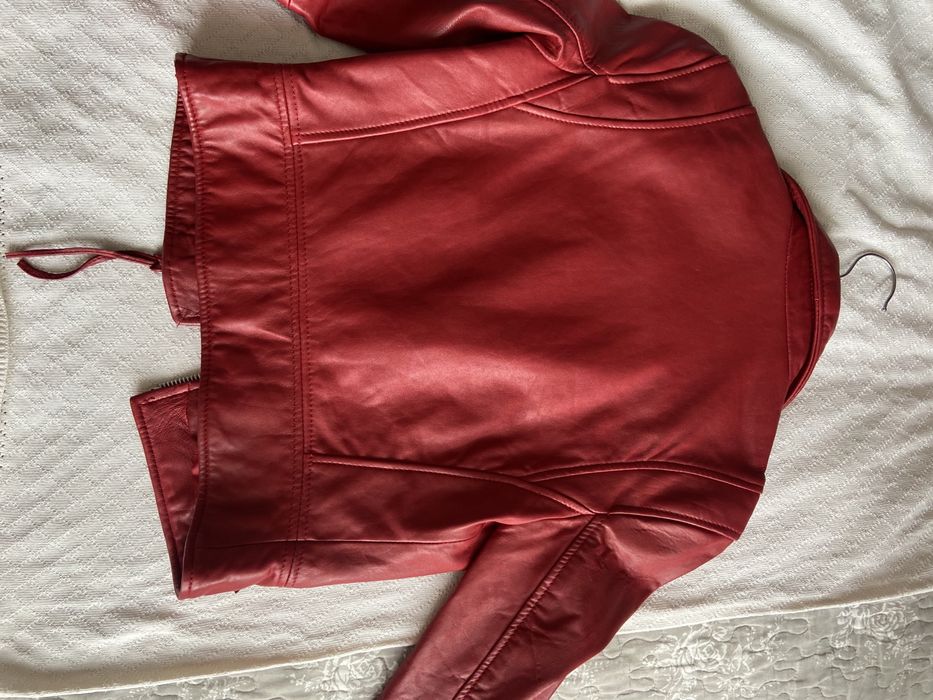 Шкіряна куртка mango