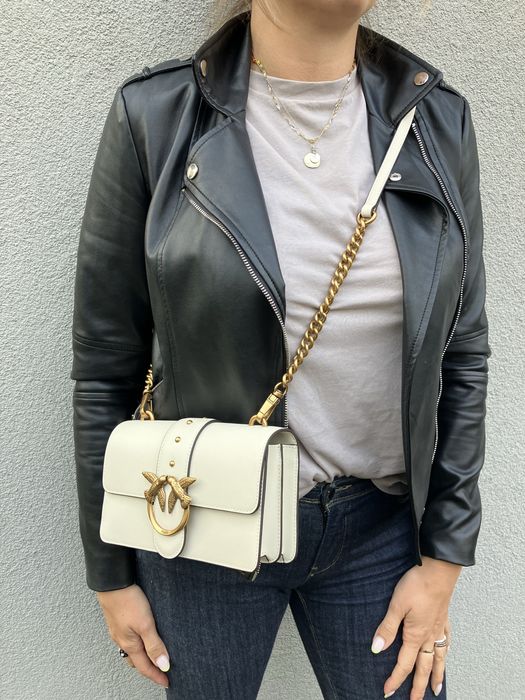 Pinko markowa włoska listonoszka torebka skórzana Nowa