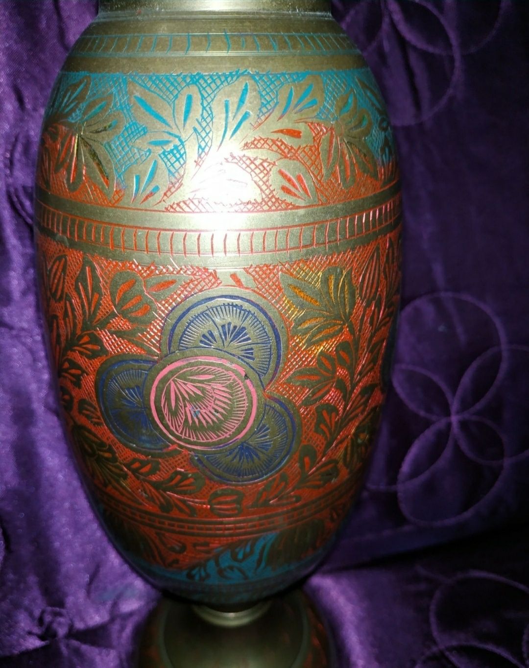 Індійська латунна ваза 42 см