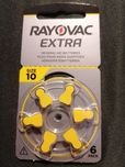 Baterie Rayovac Extra r. 10 do aparatów słuchowych