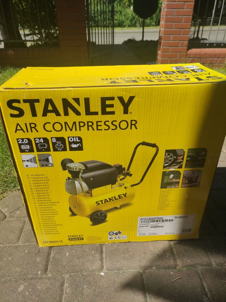 Kompresor olejowy Stanley 24L