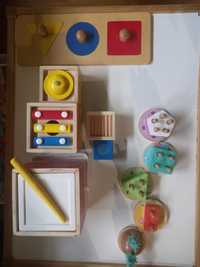 Drewniane zabawki dla maluszka