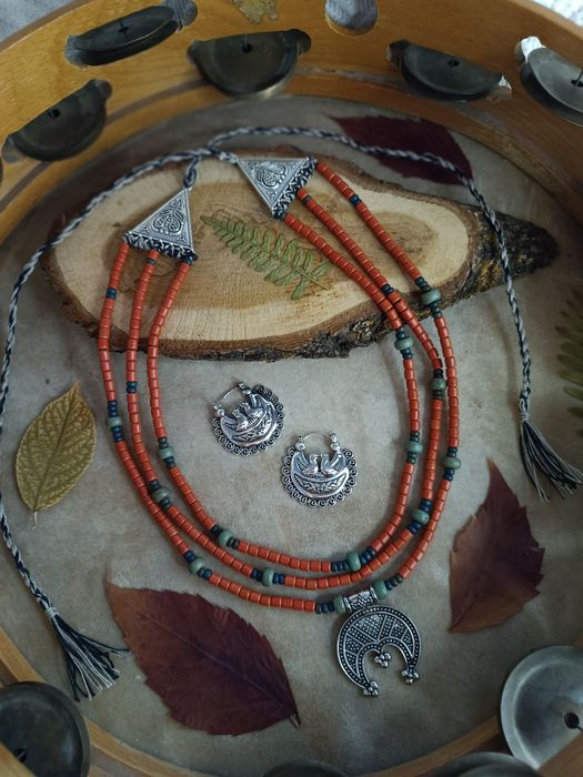 Намисто керамічне ручної роботи