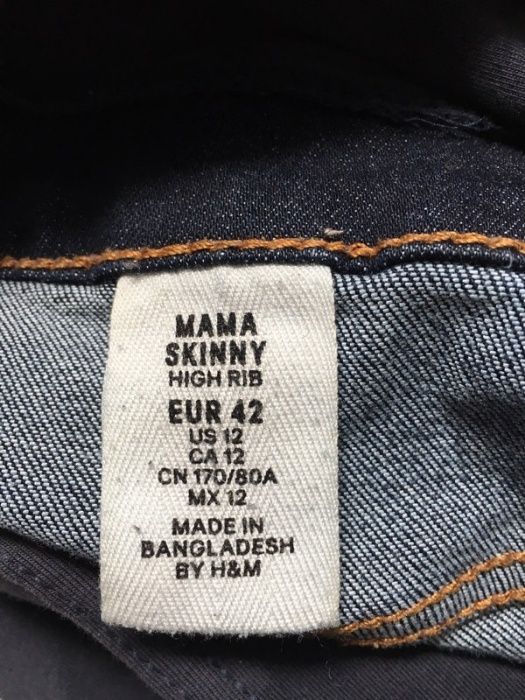 Ciążowe jeansy H&M 42