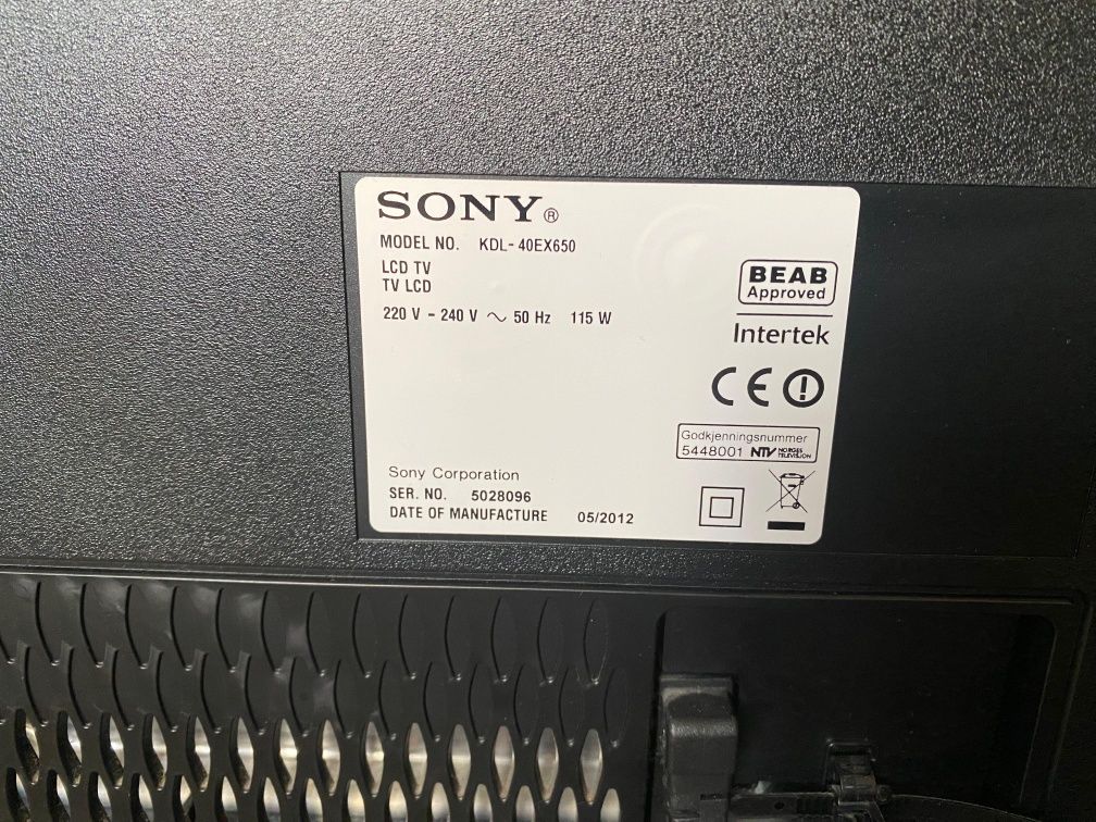 Телевізор Sony Bravia KDL-40EX650 40' Full HD