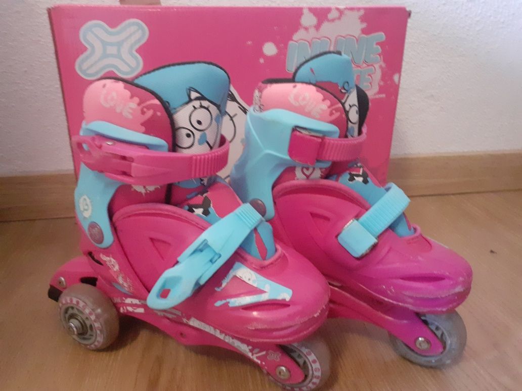 Patins Rosa criança